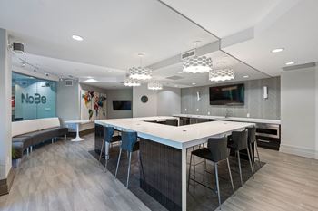 Resident kitchen and entertaining space